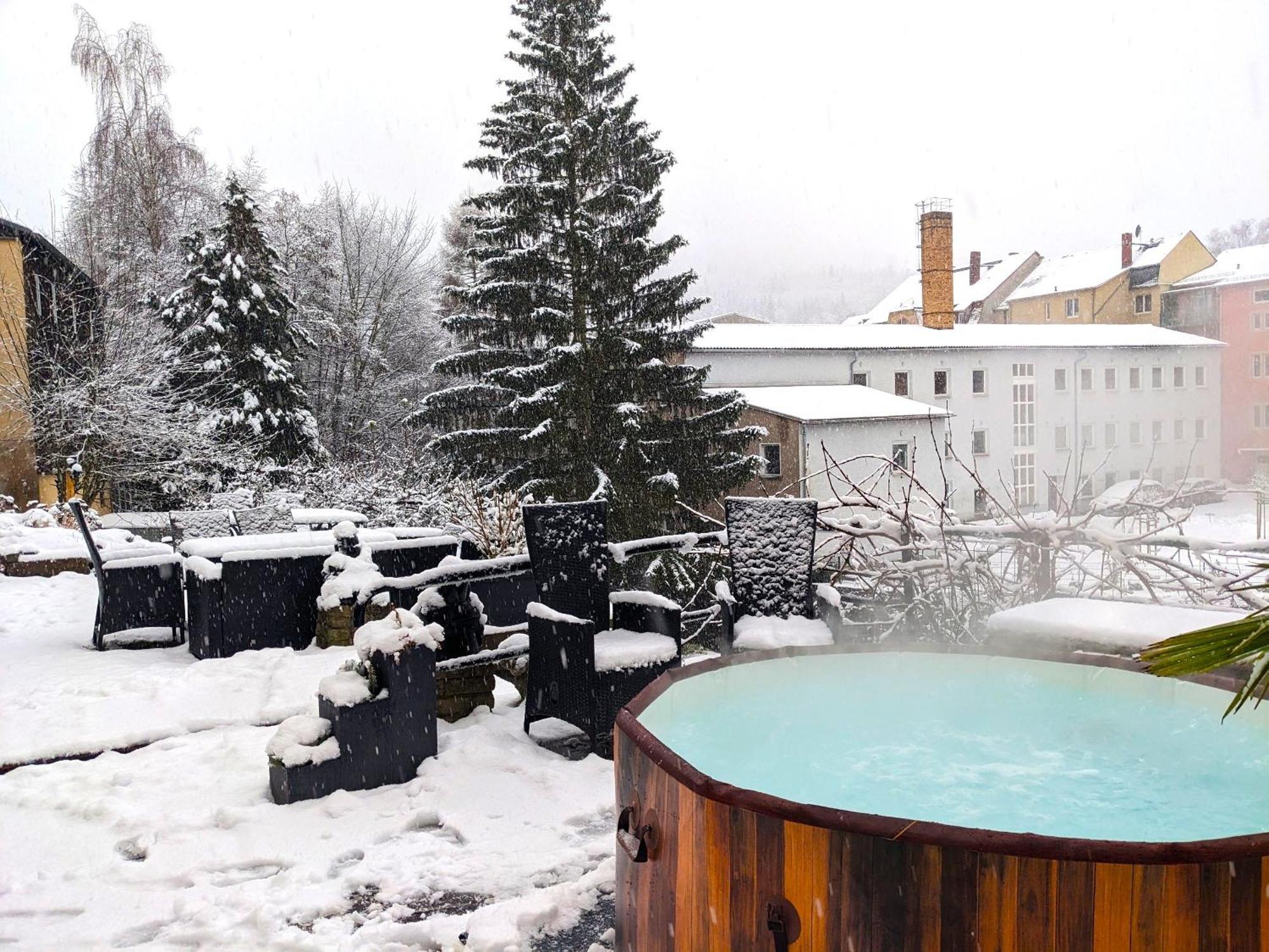 F1 - Urlaubsmagie - Helle Wohnung Mit Sauna & Pool & Whirlpool Sebnitz Exteriör bild