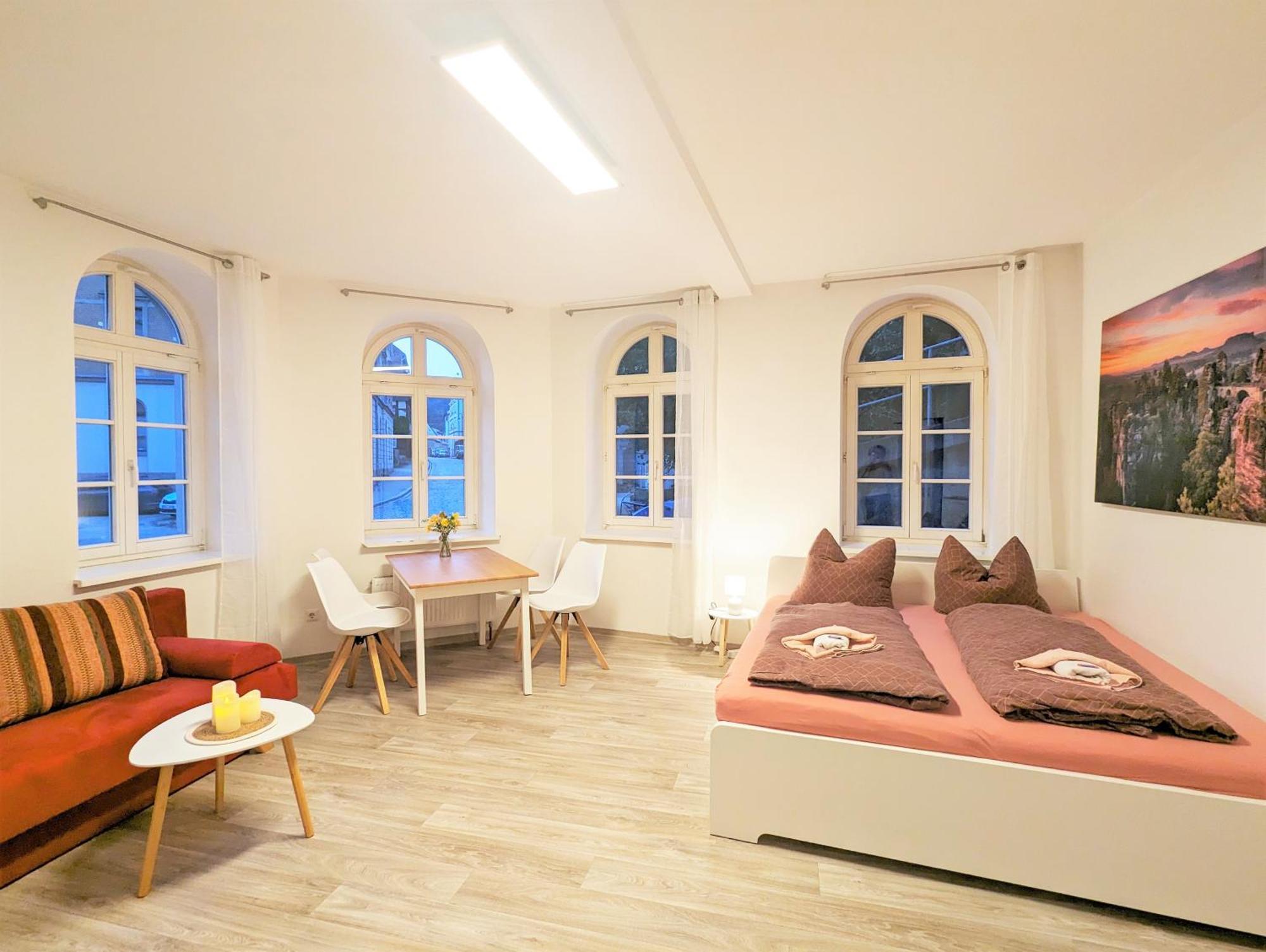 F1 - Urlaubsmagie - Helle Wohnung Mit Sauna & Pool & Whirlpool Sebnitz Exteriör bild
